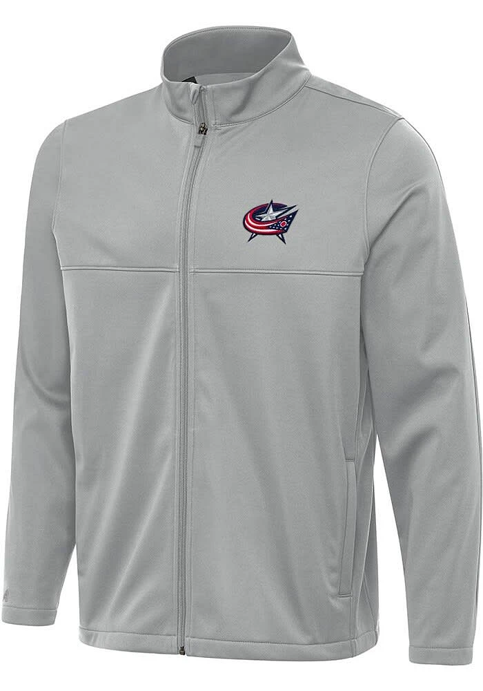 Antigua Columbus Blue Jackets Mens Links 2 Light Weight Jacket