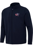 Antigua Columbus Blue Jackets Mens Navy Regard Light Weight Jacket