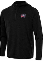 Antigua Columbus Blue Jackets Mens Tidy Long Sleeve Qtr Zip Pullover