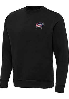 Antigua Columbus Blue Jackets Mens Victory Big and Tall Crew Sweatshirt