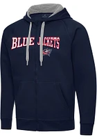 Antigua Columbus Blue Jackets Mens Navy Split Victory Big and Tall Light Weight Jacket