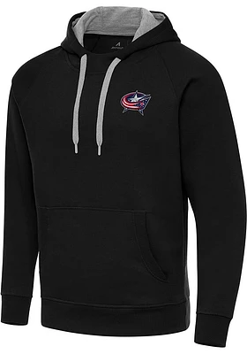 Antigua Columbus Blue Jackets Mens Victory Big and Tall Hooded Sweatshirt