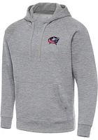 Antigua Columbus Blue Jackets Mens Victory Big and Tall Hooded Sweatshirt