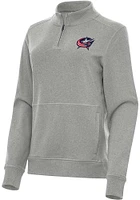 Antigua Columbus Blue Jackets Womens Crush Qtr Zip