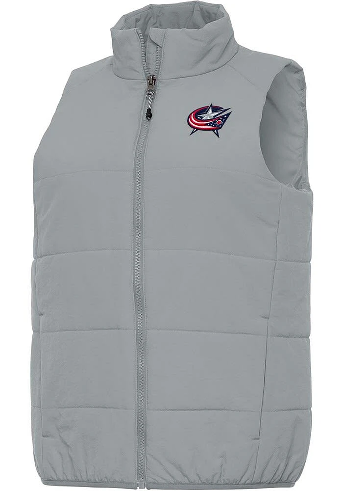 Antigua Columbus Blue Jackets Womens Grey Experience Vest