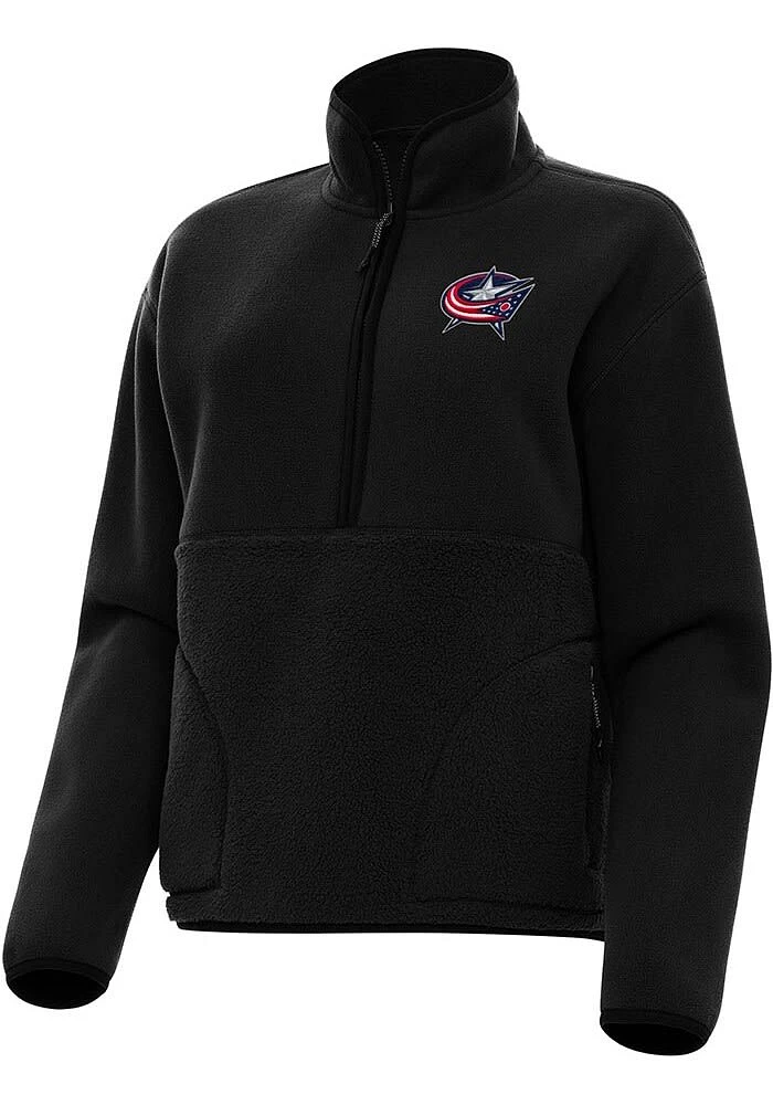 Antigua Columbus Blue Jackets Womens Figure Qtr Zip