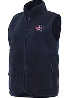 Antigua Columbus Blue Jackets Womens Navy Nostalgic Vest