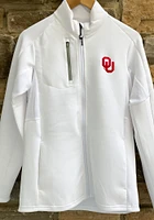 Antigua Oklahoma Sooners Womens White Generation Light Weight Jacket