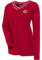 Antigua Cincinnati Reds Womens  Symbolic LS Tee