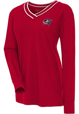 Antigua Columbus Blue Jackets Womens  Symbolic LS Tee