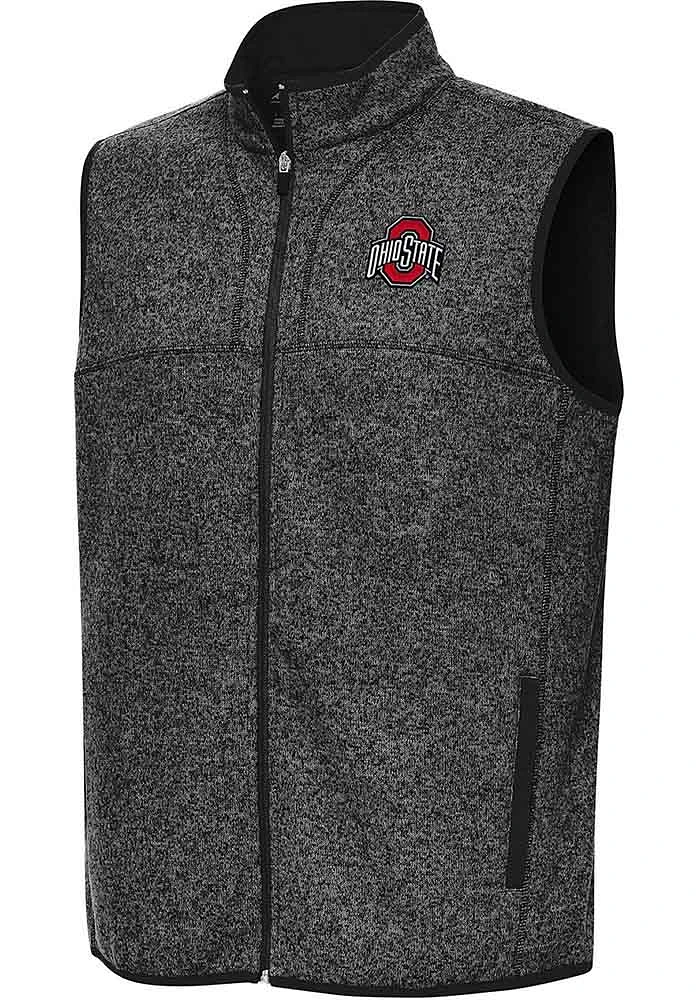 Antigua Ohio State Buckeyes Mens Fortune Sleeveless Jacket