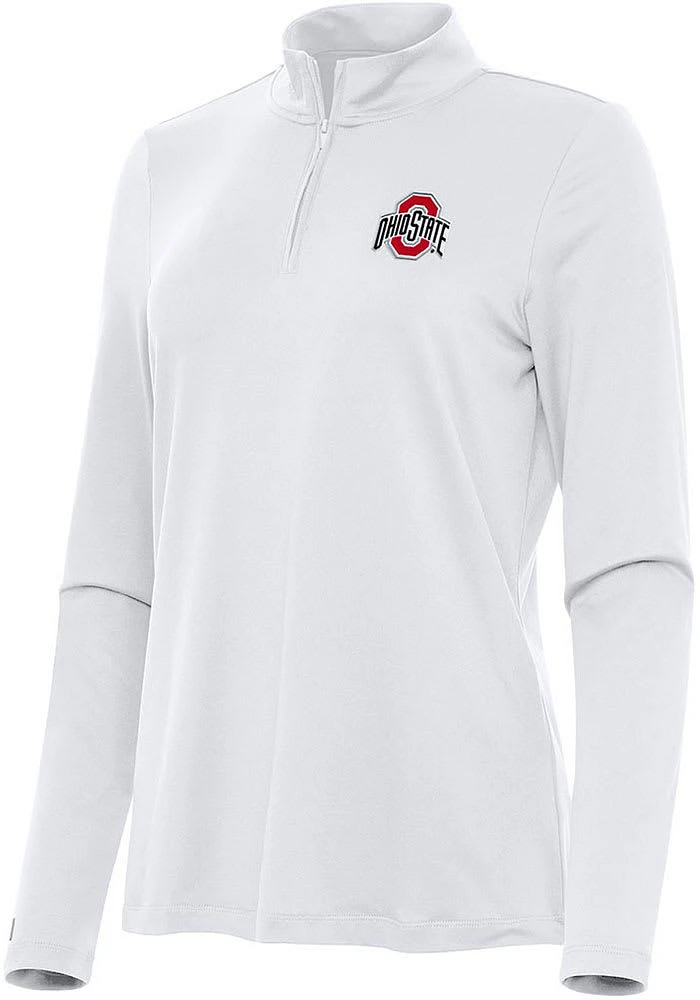 Antigua Ohio State Buckeyes Womens Reprocess Recycled Qtr Zip