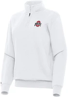 Antigua Ohio State Buckeyes Womens Victory Qtr Zip