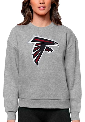 Antigua Atlanta Falcons Womens Full Front Victory Crew Sweatshirt
