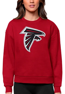 Antigua Atlanta Falcons Womens Full Front Victory Crew Sweatshirt