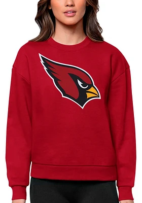 Antigua Arizona Cardinals Womens Full Front Victory Crew Sweatshirt