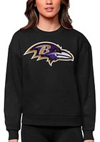 Antigua Baltimore Ravens Womens Full Front Victory Crew Sweatshirt