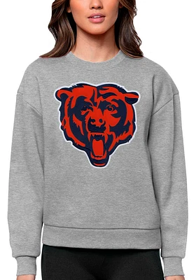 Antigua Chicago Bears Womens Full Front Alternate Victory Crew Sweatshirt