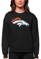 Antigua Denver Broncos Womens Full Front Victory Crew Sweatshirt