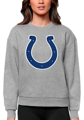 Antigua Indianapolis Colts Womens Full Front Victory Crew Sweatshirt