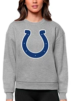 Antigua Indianapolis Colts Womens Full Front Victory Crew Sweatshirt
