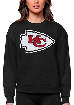 Antigua Kansas City Chiefs Womens Full Front Victory Crew Sweatshirt