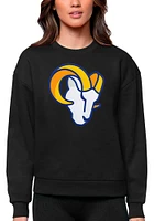 Antigua Los Angeles Rams Womens Full Front Icon Victory Crew Sweatshirt