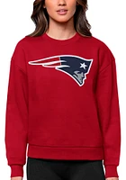 Antigua New England Patriots Womens Full Front Victory Crew Sweatshirt