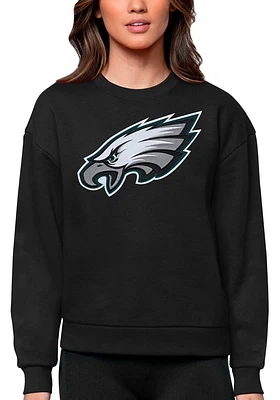Antigua Philadelphia Eagles Womens Full Front Victory Crew Sweatshirt