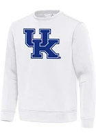 Antigua Kentucky Wildcats Mens Full Front Relevant Long Sleeve Crew Sweatshirt