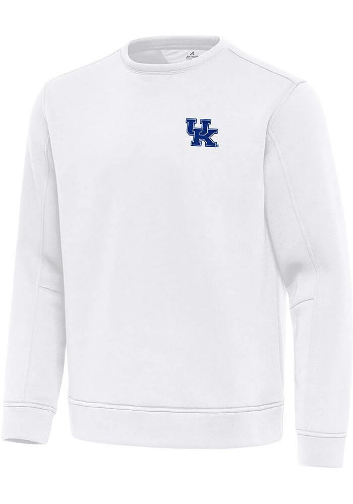 Antigua Kentucky Wildcats Mens Relevant Long Sleeve Crew Sweatshirt