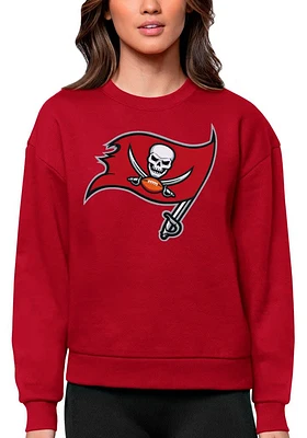 Antigua Tampa Bay Buccaneers Womens Full Front Victory Crew Sweatshirt