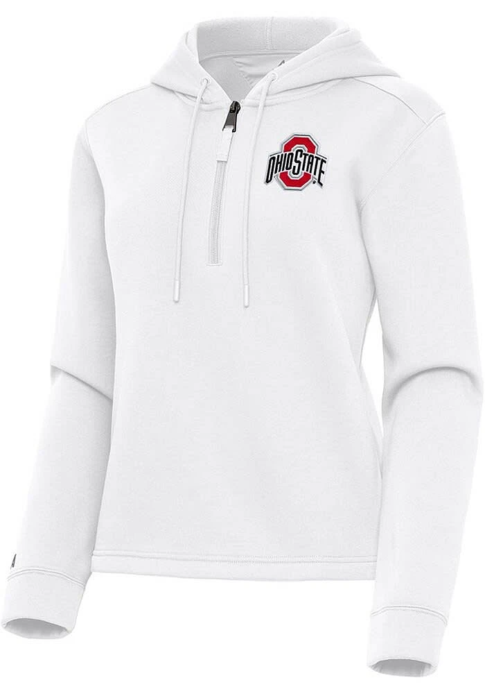 Antigua Ohio State Buckeyes Womens Contemporary Qtr Zip