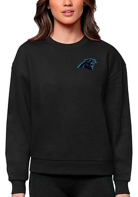 Antigua Carolina Panthers Womens Victory Crew Sweatshirt