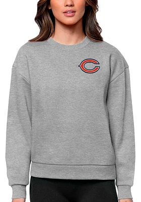 Antigua Chicago Bears Womens C Logo Victory Crew Sweatshirt