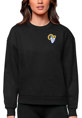 Antigua Los Angeles Rams Womens Icon Victory Crew Sweatshirt