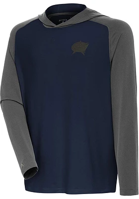 Antigua Columbus Blue Jackets Mens  Tonal Intrepid Long Sleeve Hoodie