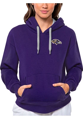 Antigua Baltimore Ravens Womens Purple Victory Design Hooded Sweatshirt