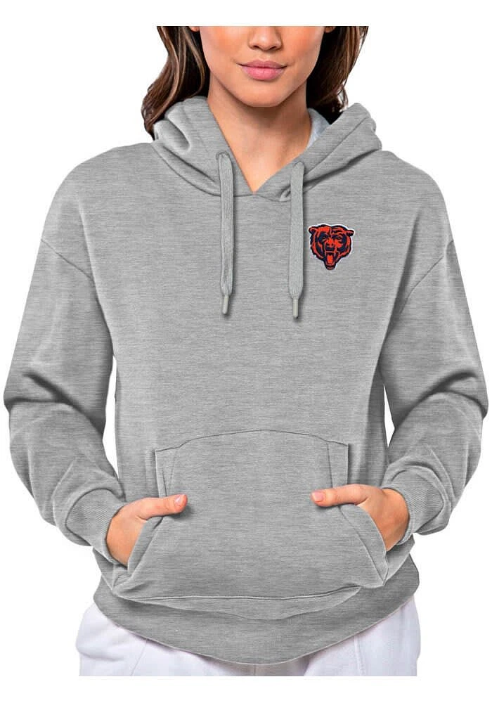 Antigua Chicago Bears Womens Victory Hooded Sweatshirt