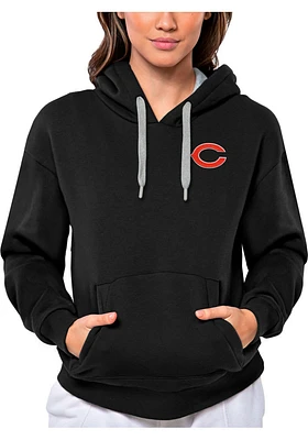 Antigua Chicago Bears Womens C Logo Victory Hooded Sweatshirt