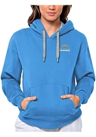 Antigua Los Angeles Chargers Womens Text Victory Hooded Sweatshirt