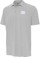 Antigua Cincinnati Bengals Mens Grey White Tonal Twine Short Sleeve Polo