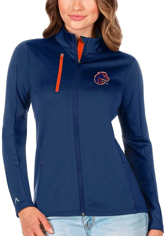Antigua Boise State Broncos Womens Blue Generation Light Weight Jacket
