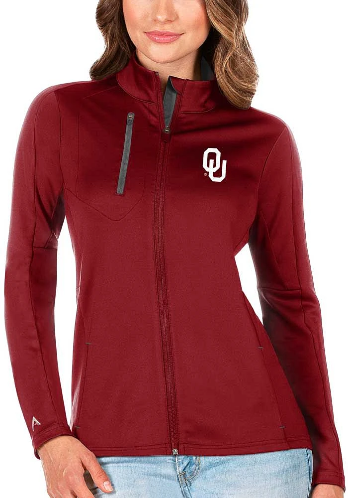 Antigua Oklahoma Sooners Womens Generation Light Weight Jacket