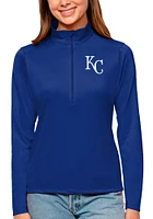 Antigua Kansas City Royals Womens Tribute Qtr Zip Pullover