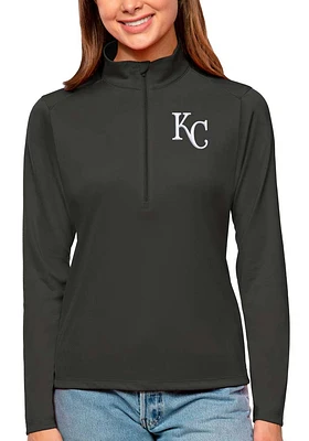 Antigua Kansas City Royals Womens Tribute Qtr Zip Pullover