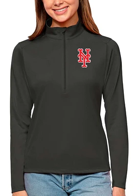 Antigua New York Mets Womens Tribute Qtr Zip Pullover