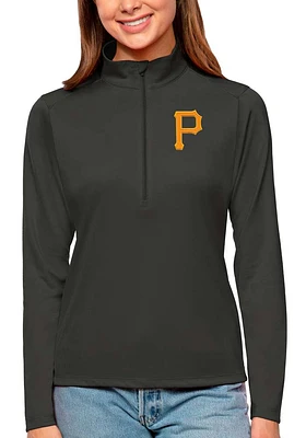 Antigua Pittsburgh Pirates Womens Tribute Qtr Zip Pullover