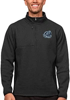 Antigua Old Dominion Monarchs Mens Black Course Long Sleeve Qtr Zip Pullover