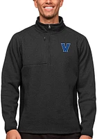Antigua Villanova Wildcats Mens Black Course Long Sleeve Qtr Zip Pullover